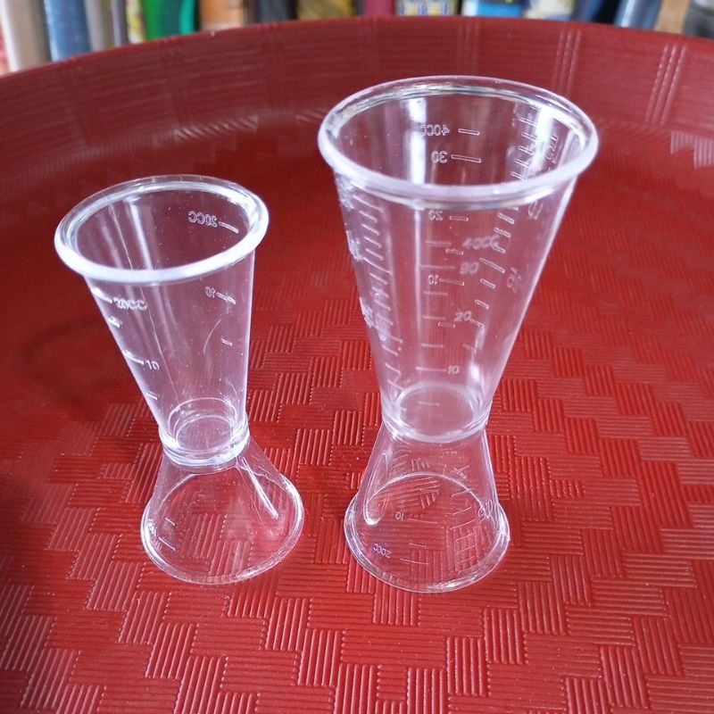 Jigger Plastik Bening