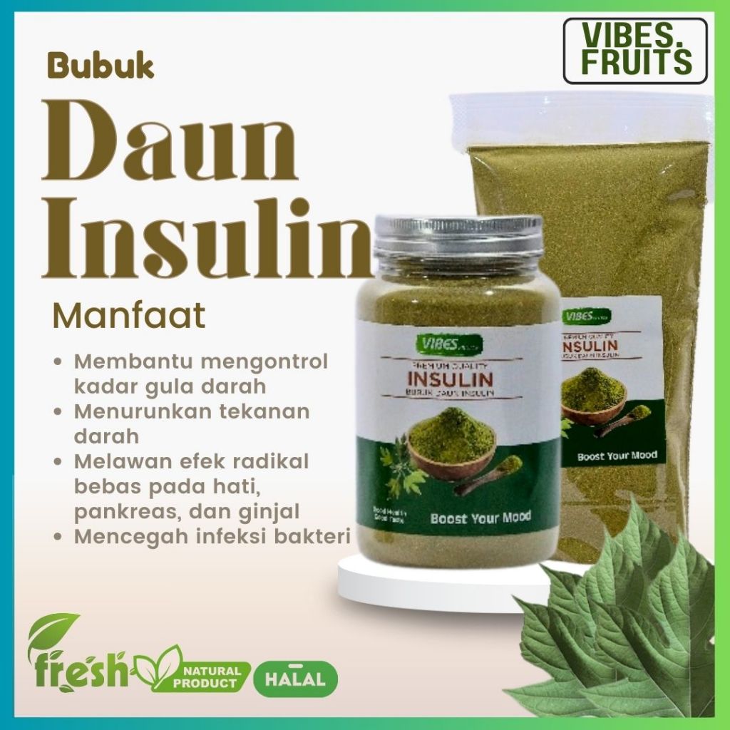 

Bubuk Daun Insulin Premium / Insulin Powder
