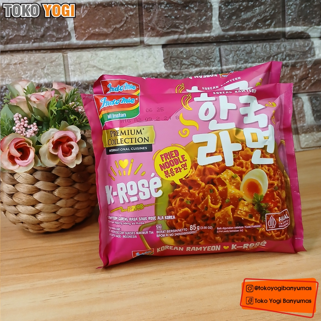 

INDOMIE GORENG PREMIUM COLLECTION KOREAN SPICY SERIES K-ROSE 85g