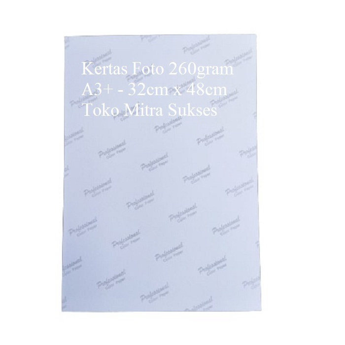 

KODE ASTEJ Kertas Foto Glossy 26gram A3 32cm x 48cm