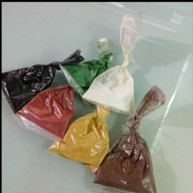 

OKER / PEWARNA BUBUK CAMPURAN RESIN
