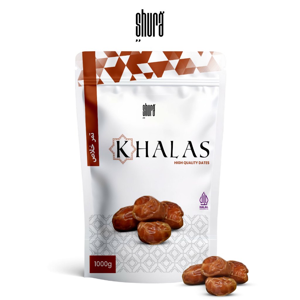 

Shura Kurma Khalas 1kg Kemasan Pouch Oleh Oleh Haji