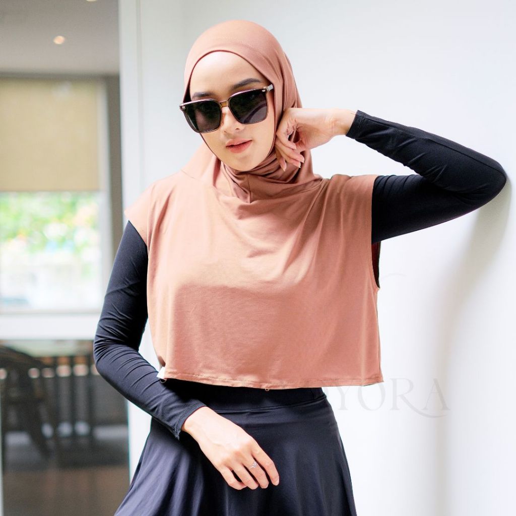 LADYORA - Amina | Hijab Rompi Sport Jersey Bergo Kerudung Olahraga
