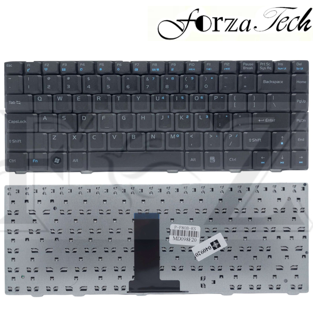 Keyboard Laptop Benq R45 R46 R47 Byon F8141 Zyrex 4633 4615D F82Q F83E X80 HITAM BLACK BERGARANSI NE