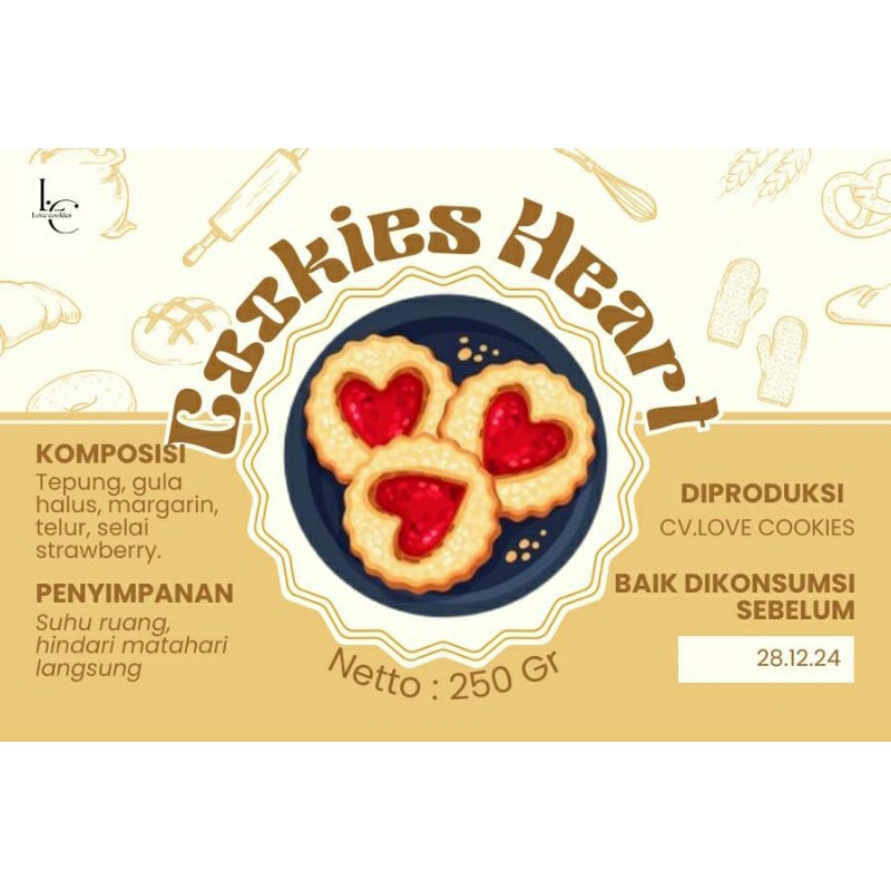 

kue kering thumbprint cookies