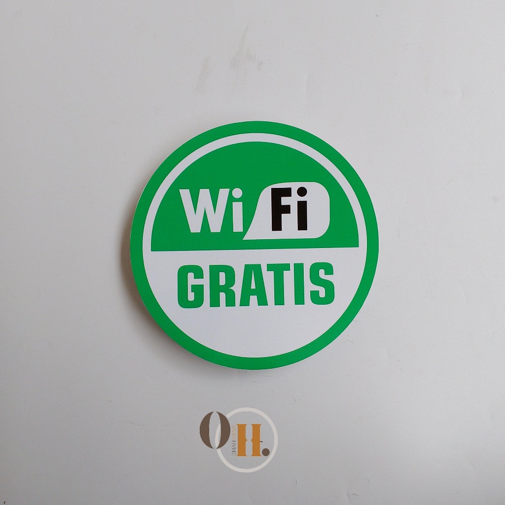 

Stiker Wi-fi Gratis - Free Wifi - Stiker Vinyl