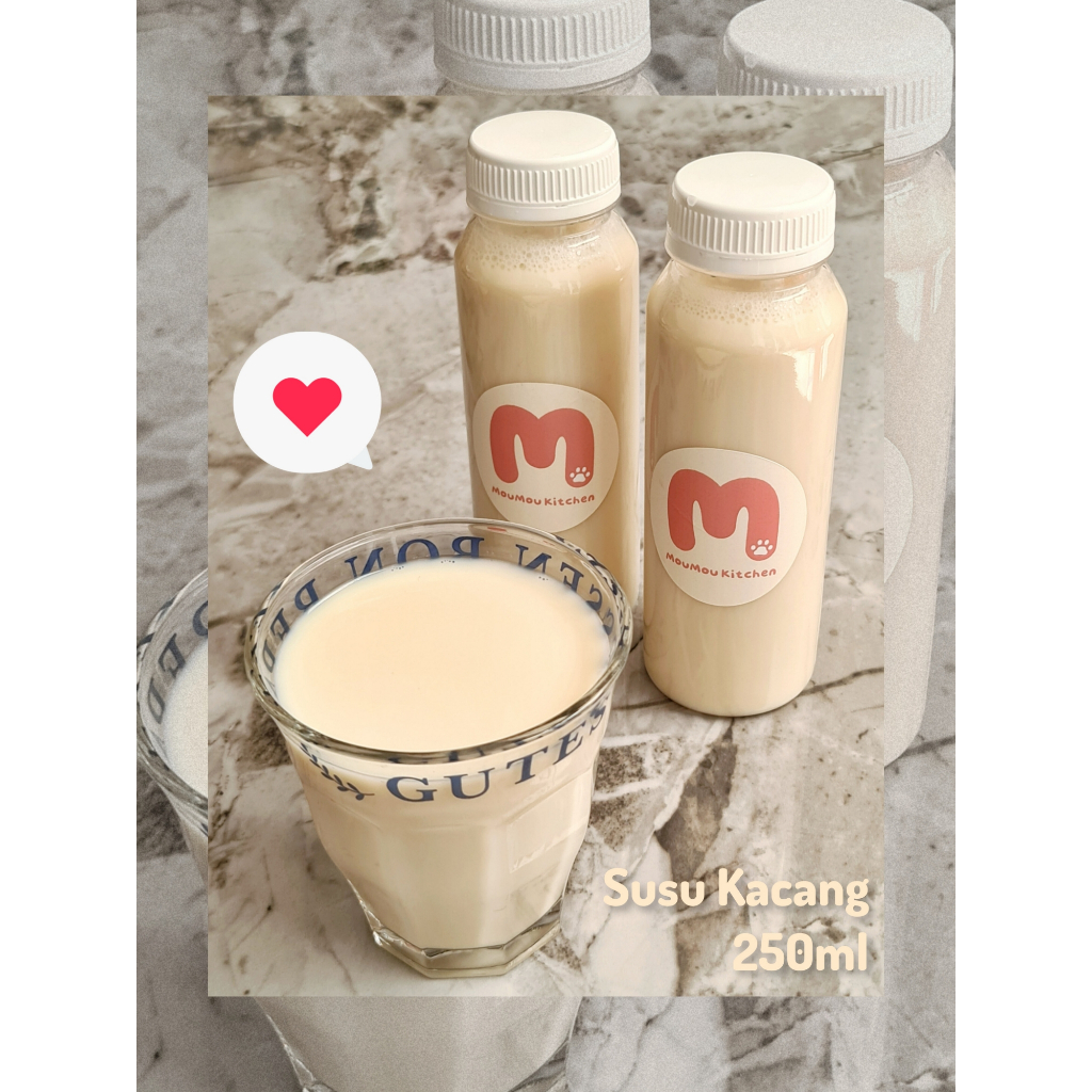 

[PO 10 DES] Susu Kedelai Homemade 250ml Less Sugar