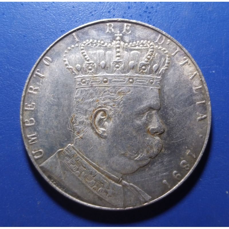 Koin Replika 5 Lira/1 Thaler/1 Real Italian Eritrea 1687