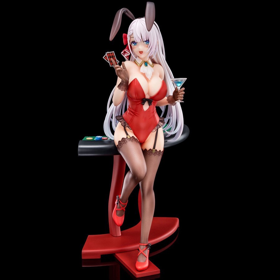 PVC 1/6 Scale Figure Riselia Ray Crystalia : Crimson Bunny Ver. - Seiken Gakuin no Makentsukai - Cas