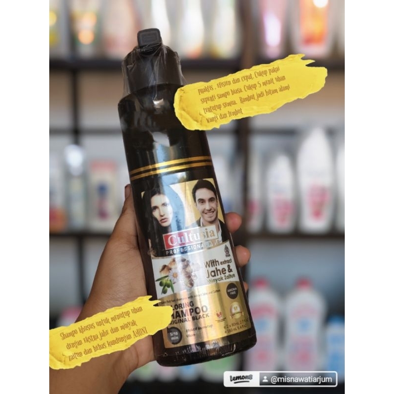 Shampo Penghitam rambut/ Shampo Uban/ Cultusia Original