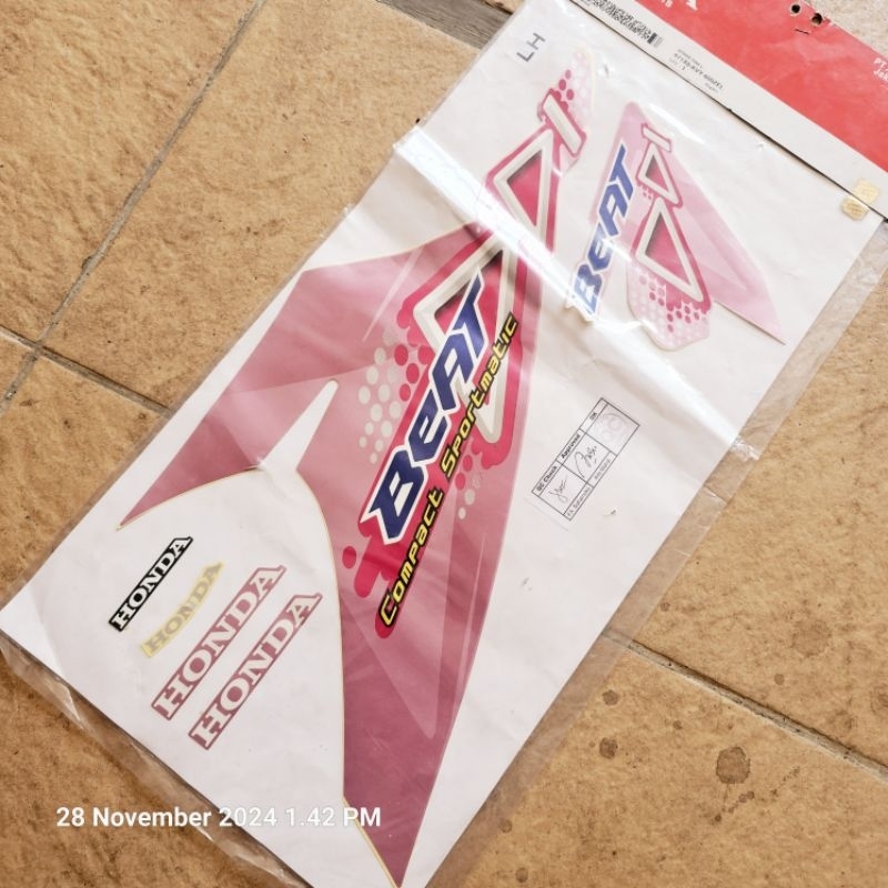 Stripe body Beat old kiri. 871X0-KVY-600ZEL