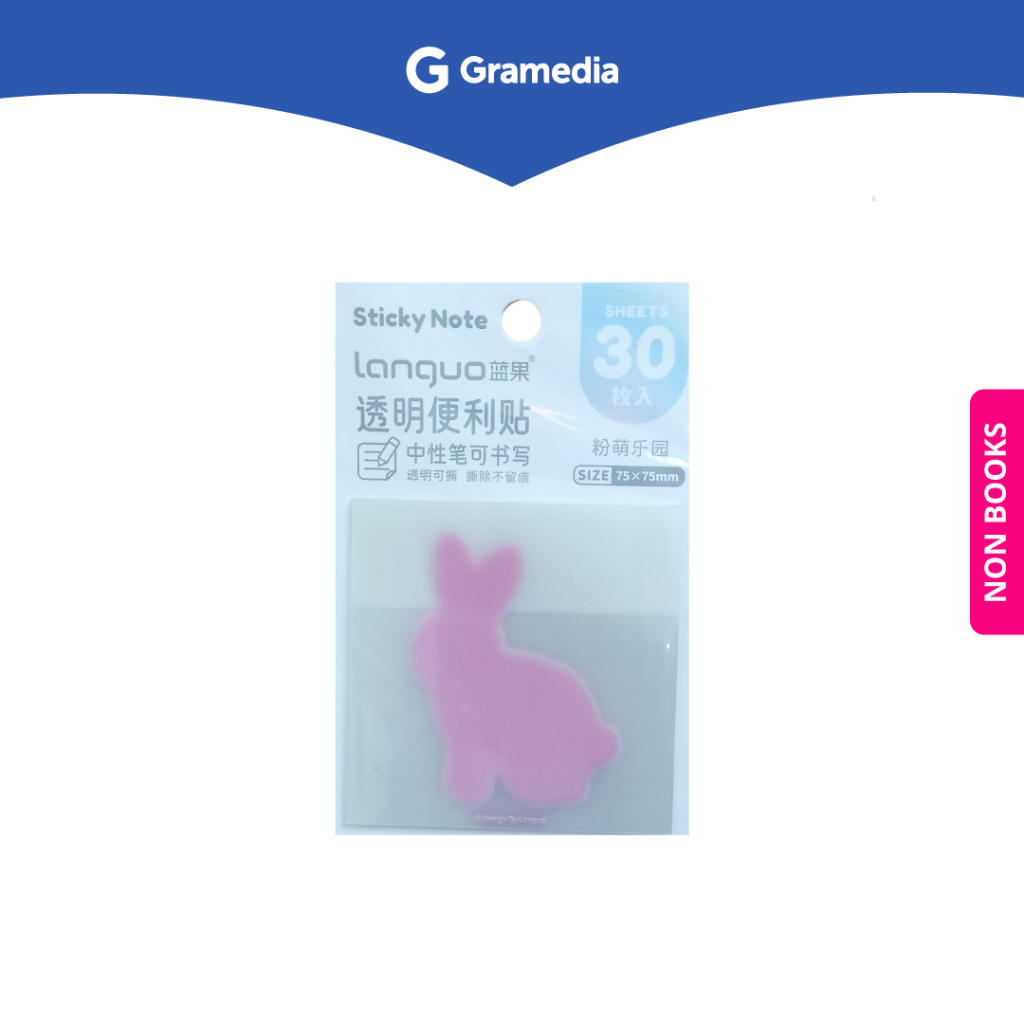 

Gramedia Depok - KAKO LANGUO TRANSPARNT STICKY NOTE ANIMAL LG - 24506