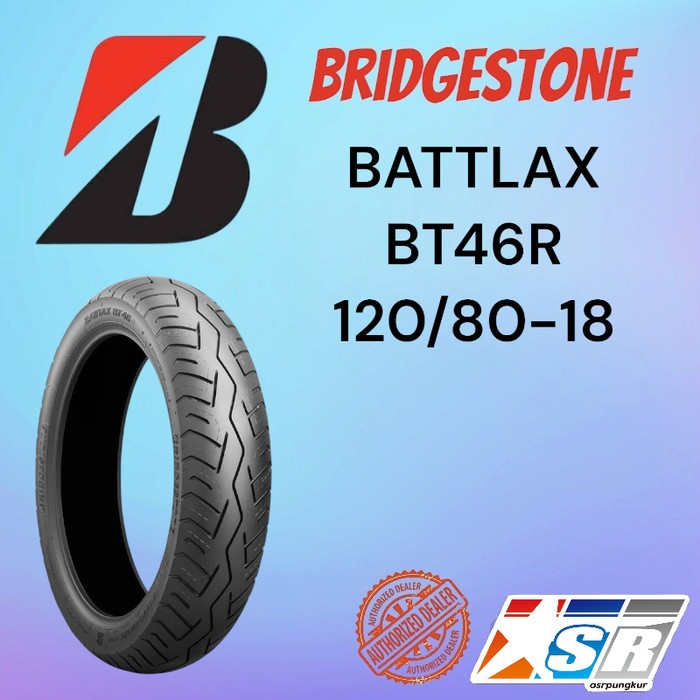 Ban Bridgestone Battlax 120/80-18 BT46R BT 46