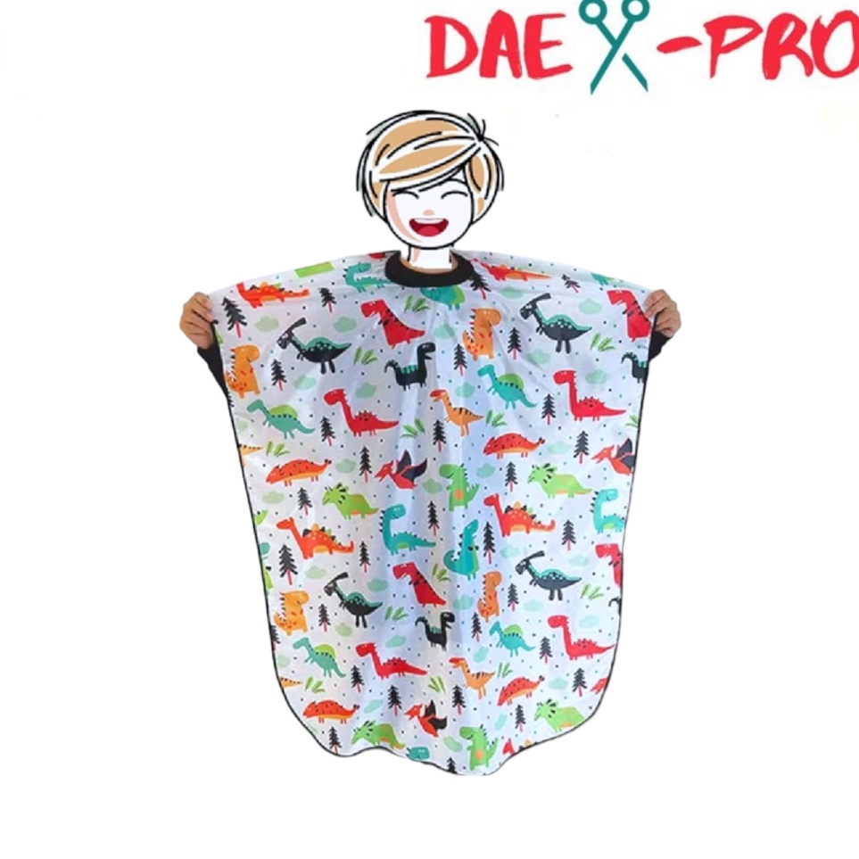KODE TDDMF kain kep anak model dinosaurus kain kep kip cape barbershop