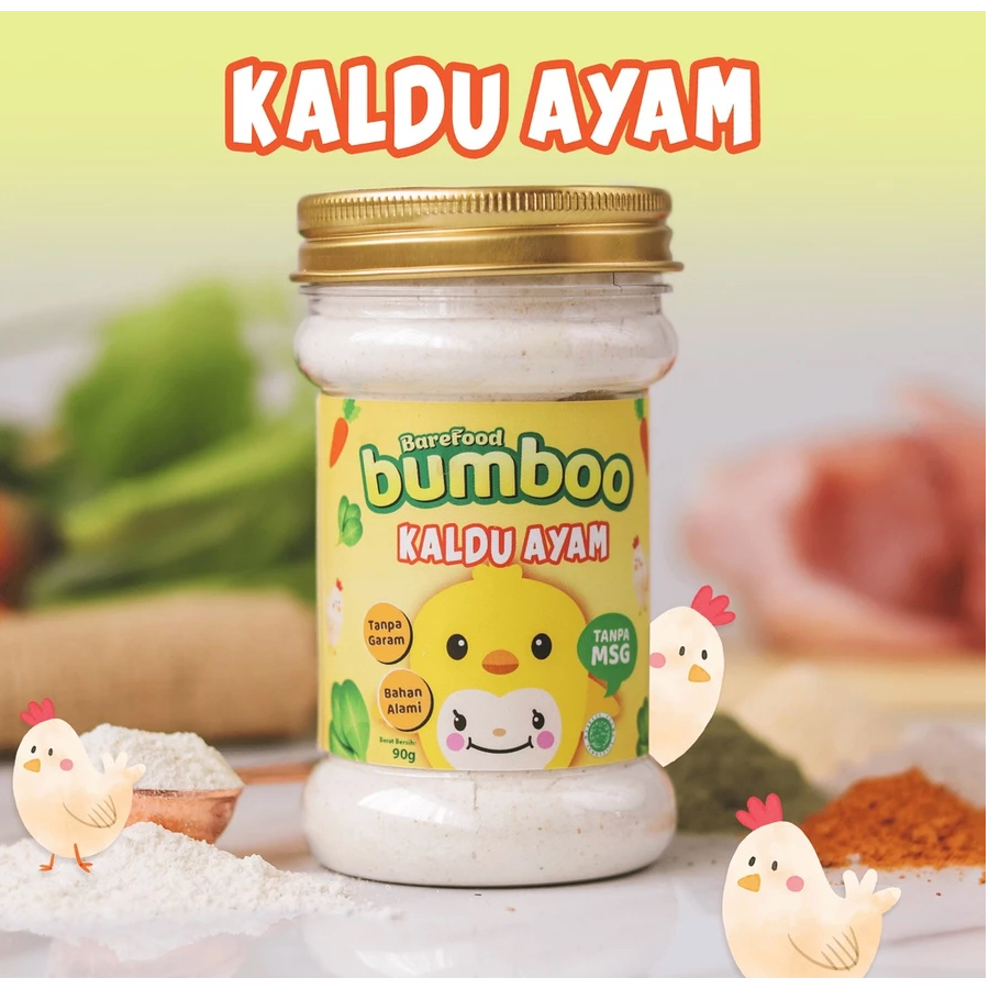 

BUMBOO Kaldu Ayam / Kaldu Sapi / Kaldu Jamur Asli 80gr - Kaldu MPASI - Kaldu NO MSG