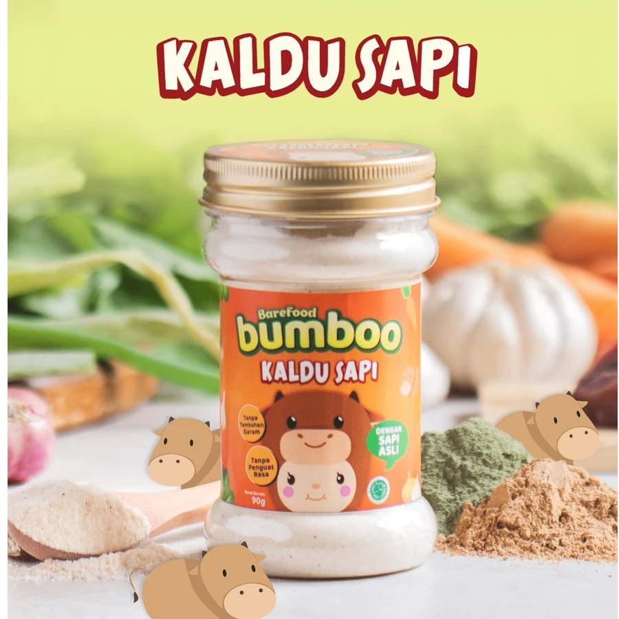 

BUMBOO Kaldu Sapi Asli 80gr - Kaldu Anak - No MSG - Tanpa Gula & Garam - Bahan Alami - Tambahan Sayur Asli