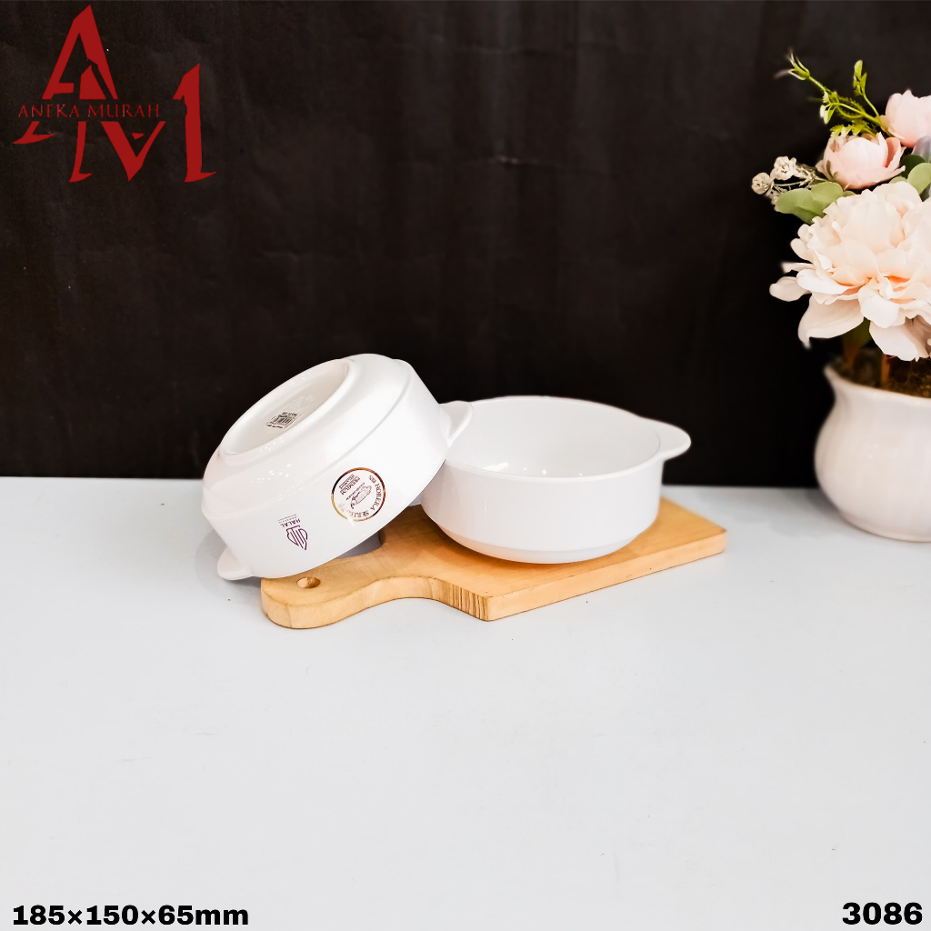 GOLDEN DRAGON MANGKOK SUP BULAT GAGANG 6 INCH W6506 (3086)