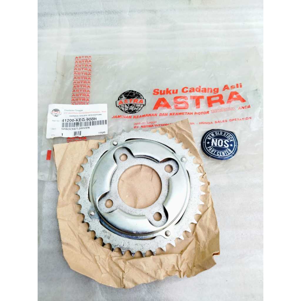 SPROCKET DRIVEN GEAR GER GIR BELAKANG HONDA GL PRO NEOTECH GL MAX ORIGINAL ORISINIL ORI ASLI ASTRA N