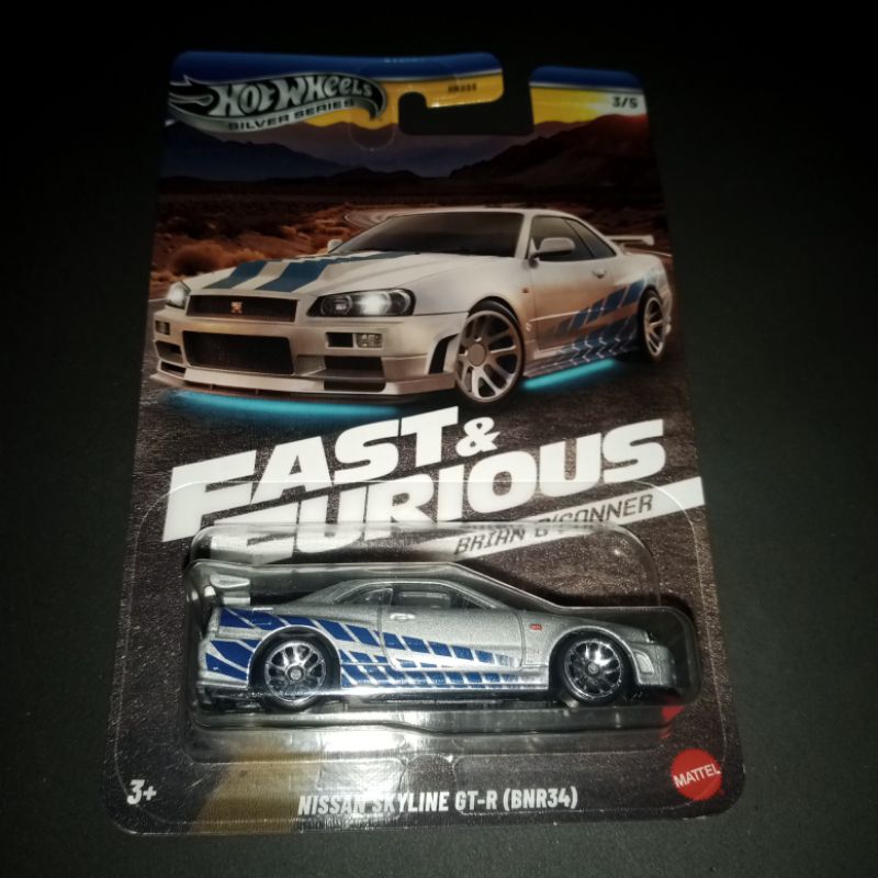 Hot wheels fast and furious Nissan skyline GT-R R34 hot wheels fast and furious Nissan skyline R34 h