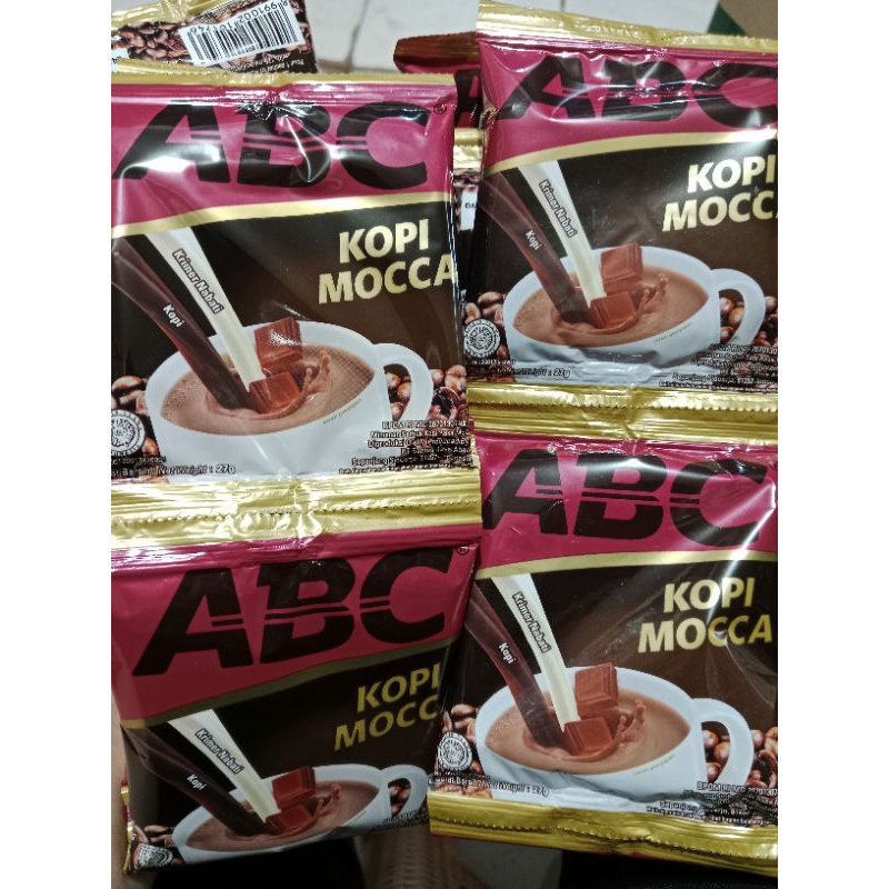 

kopi abc mocca renceng 10 sachet @27g