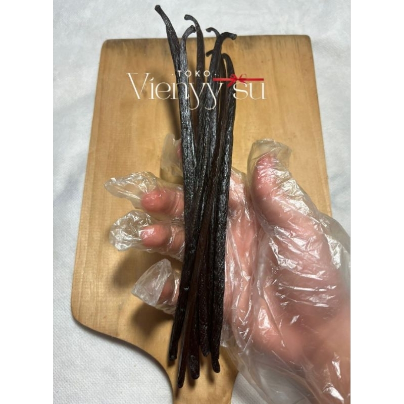 

Vanilla Beans Planifolia, Vanili, Kualitas Ekspor, Gourmet, 500 gram