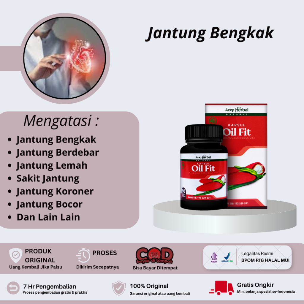 Oil Fit - Jantung Bengkak Pembengkakan Jantung Batuk Sakit Dada Jantung Dan Sesak Nafas