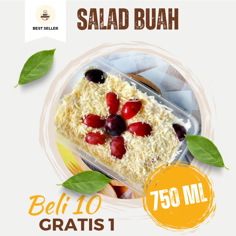

Beli 10 Gratis 1 Salad Buah 750 ml