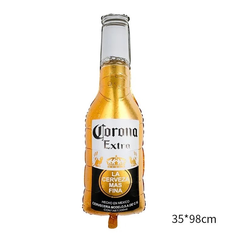 balon botol corona extra besar bottle party dekorasi ulang tahun minuman hbd aksesoris big jumbo tah