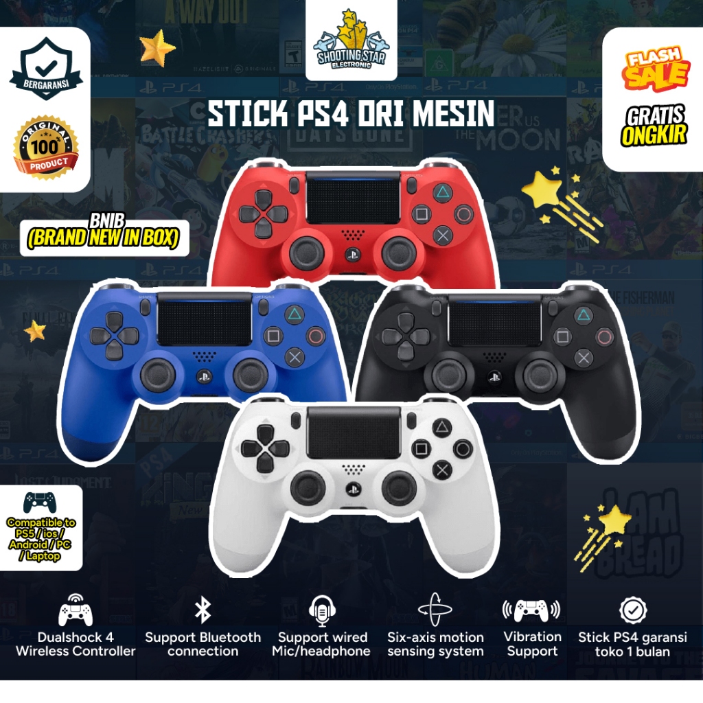 STICK PS4 ORI MESIN SECOND