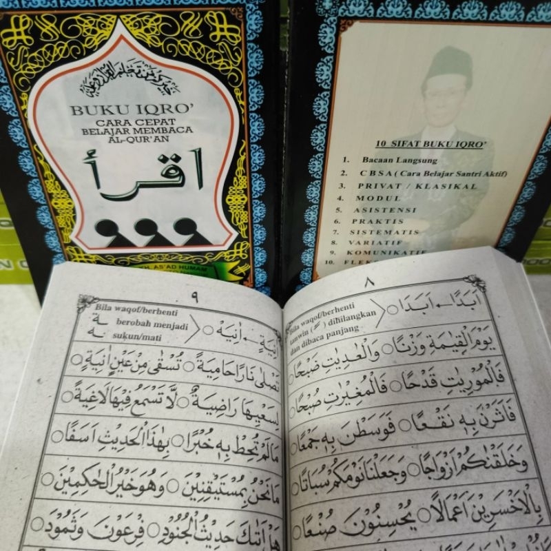 Buku IQRO Ukuran KECIL 1-6 Belajar Ngaji Iqro' Terlaris