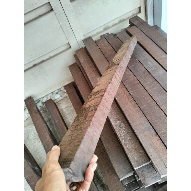 balok kayu galih kelor hitam super full