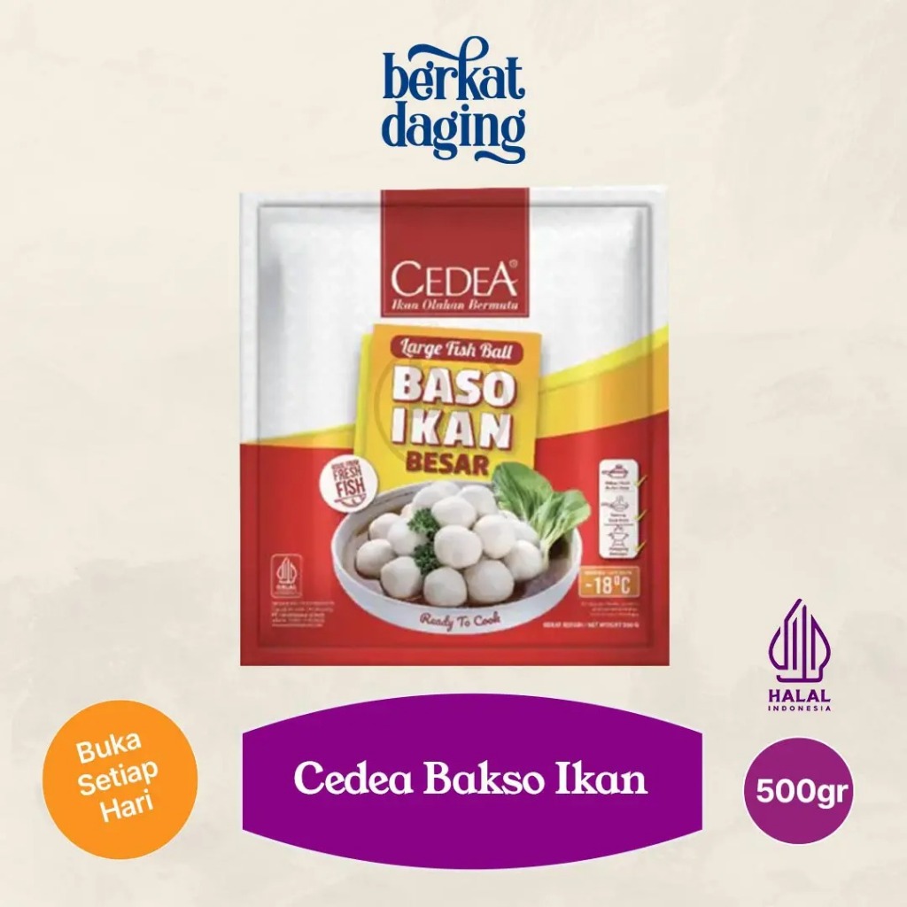 

CEDEA Baso Ikan - Fish Meatballs Bakso Meatball / Berkat Daging