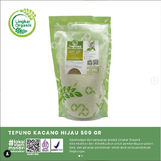 

Lingkar Organik Tepung Kacang Hijau 500gr