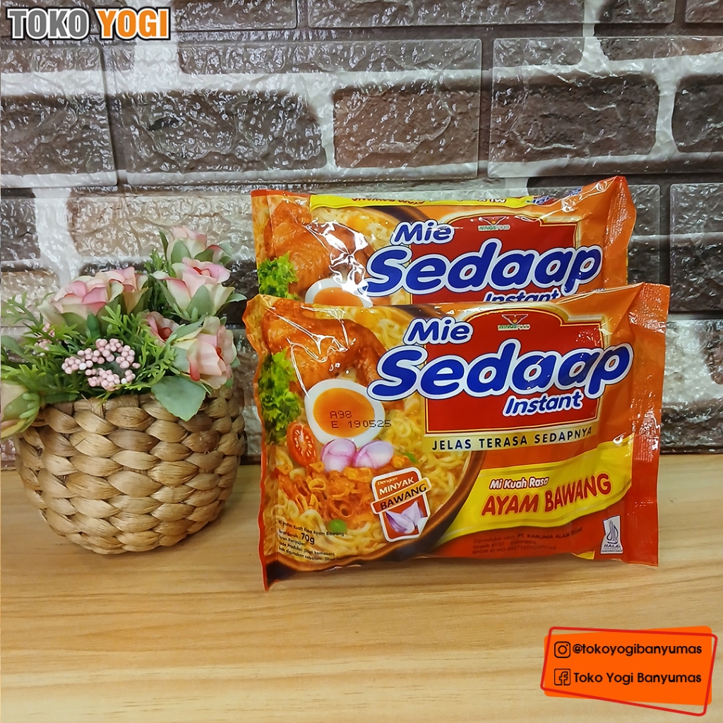 

SEDAAP MIE INSTAN KUAH AYAM BAWANG 70g