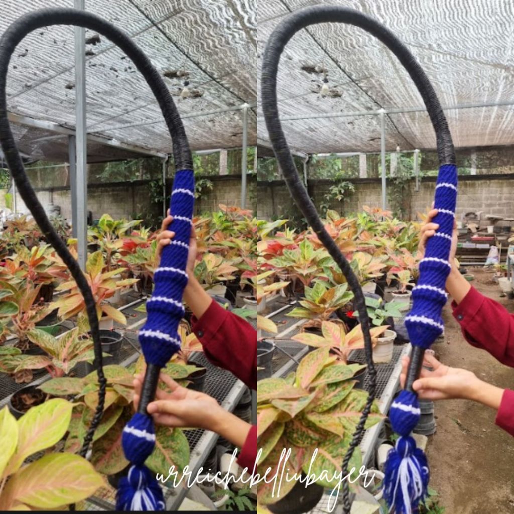 Pecut Bopo Dewasa Rajut / Pecut Rajut Jaranan / Pecut Kepang / Pecut Rajut Kuda Kepang Jaranan