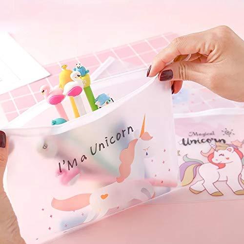 

Pouch ZipLock Kosmetik Transparan Karakter Dino Bear Cow Tas Kosmetik Motif Hewan Lucu Zip Lock Plastik Zipper Lock Alat Tulis
