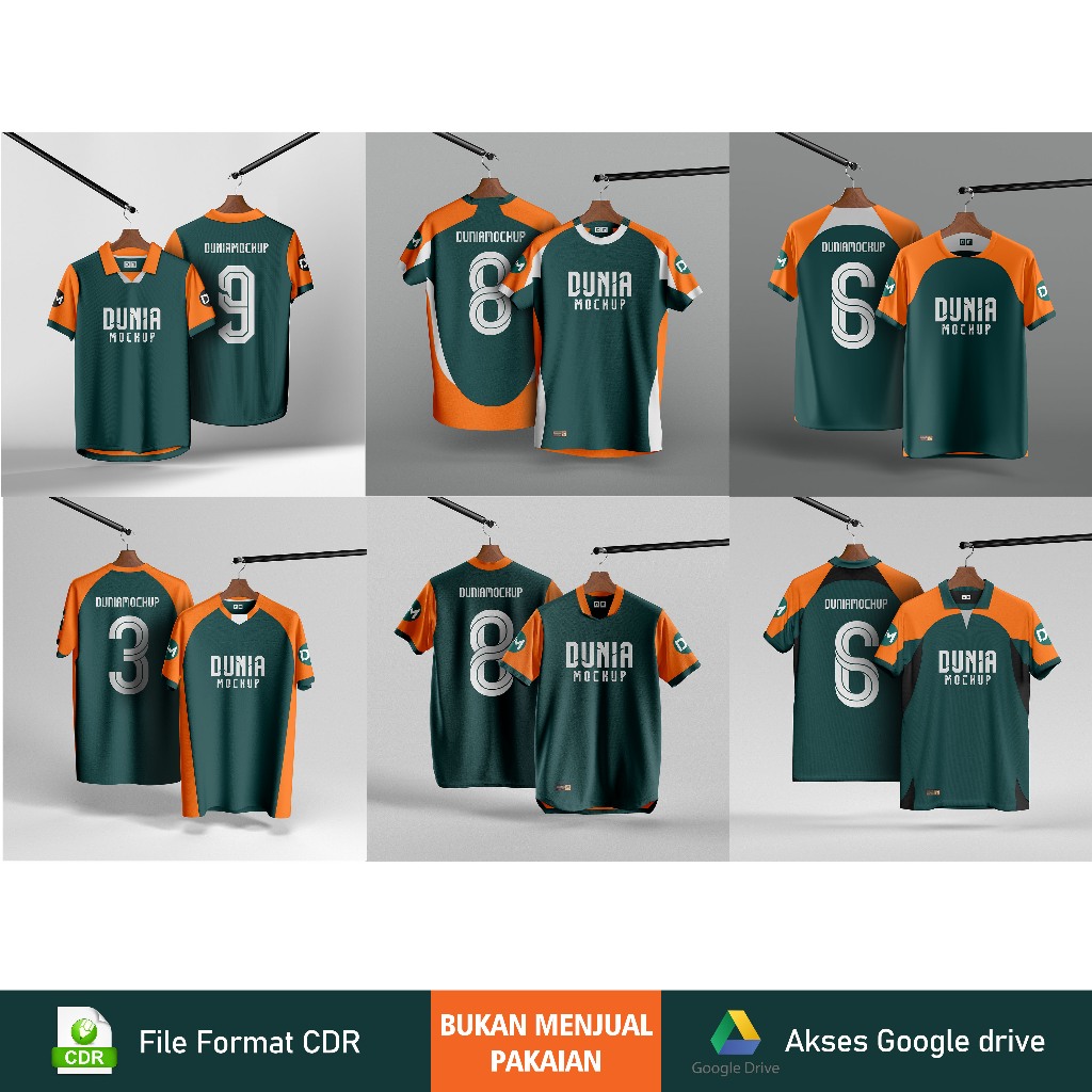 Mockup Jersey Hanger Part 2 - Corel DRAW