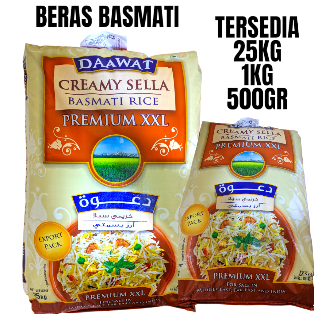 beras Basmati daawat basmati india 25 kg beras panjang india