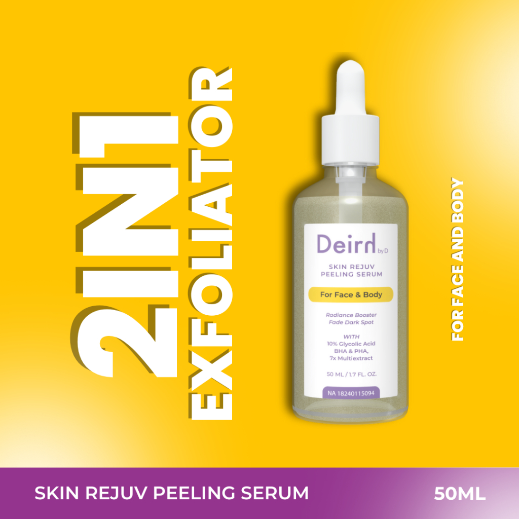 [NEW PRODUCT] - DEIRH BY D - SKIN REJUV PEELING SERUM FOR FACE AND BODY