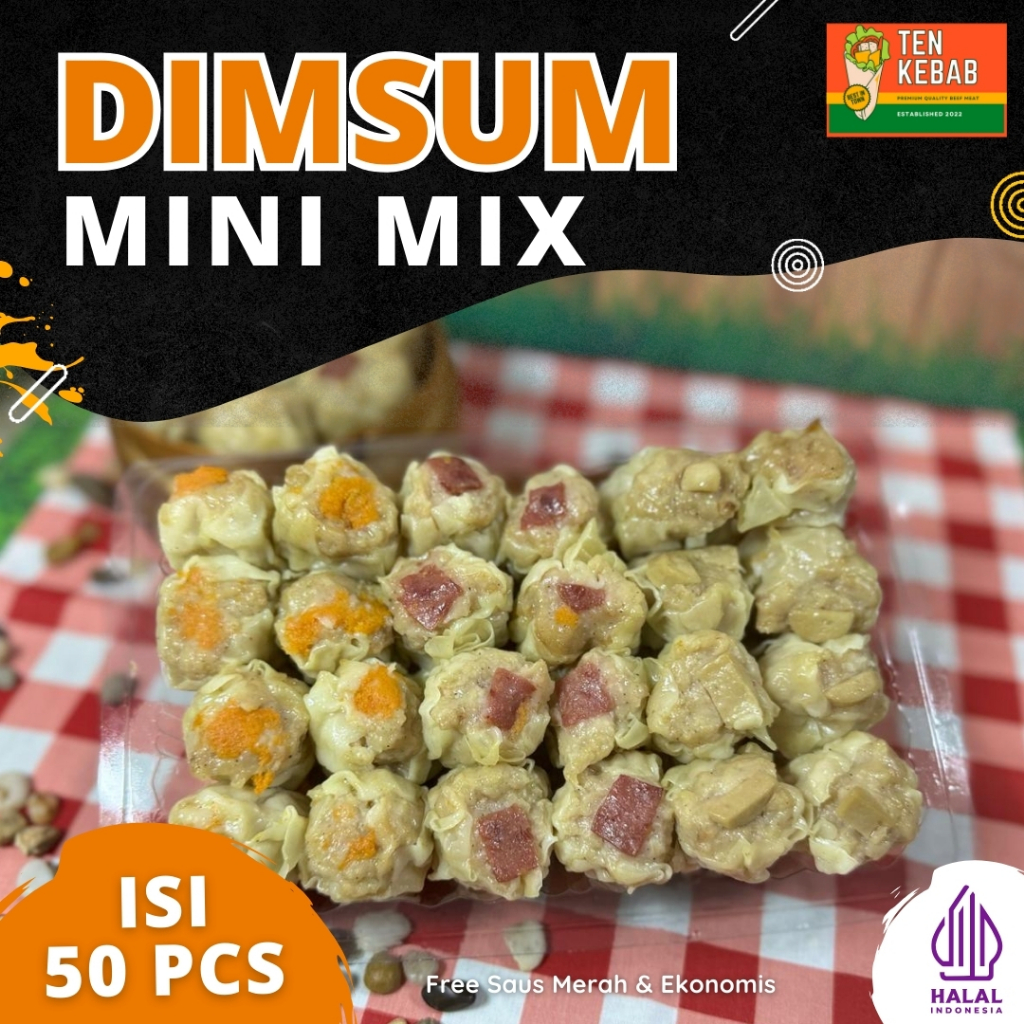 

Dimsum Ten Siomay Ayam Seribuan Frozen 50 pcs Free Saus Merah