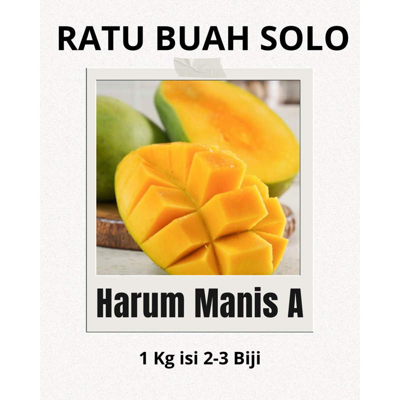 

Mangga Harum manis Super baru petik pohon / mangga gadung isi 2-3