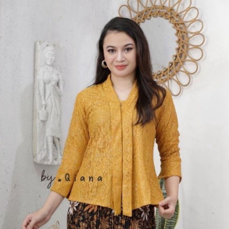KODE LEKM ATASAN KEBAYA MODERN ATASAN KEBAYA BRUKAT KUTUBARU FLOY POLOS KEBAYA KUTU BARU ATASAN KEBA