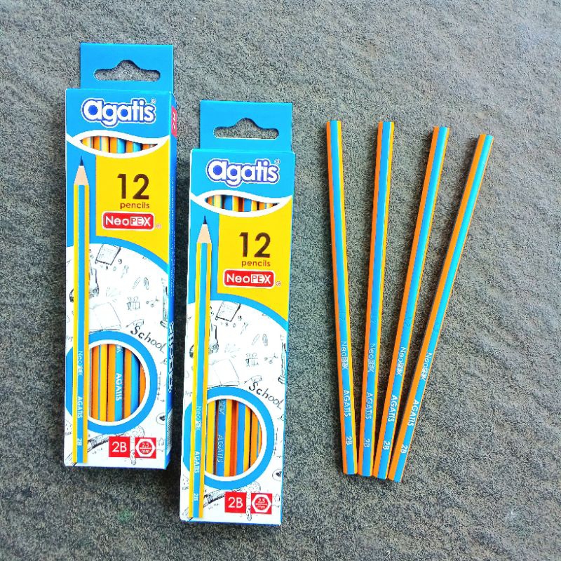 

Pensil Kayu Pencil Agatis 2B Neopex ( 12 Pcs ) [ Original ]