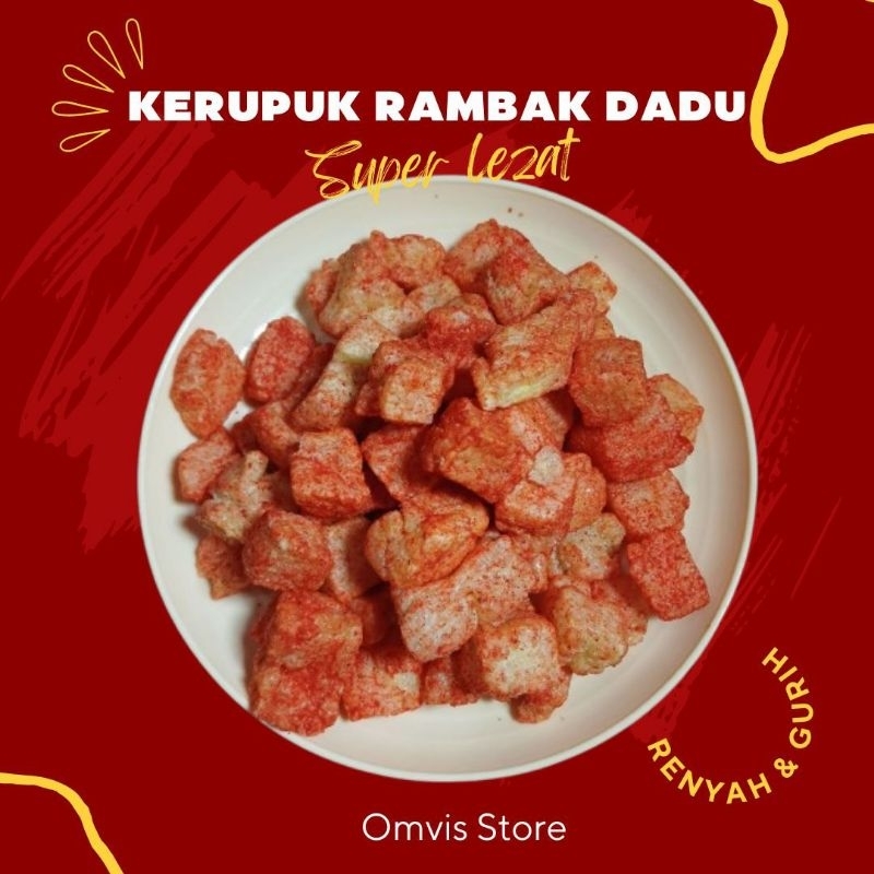 

KERUPUK RAMBAK DADU PEDAS & ASIN 77gr SNACK KILOAN