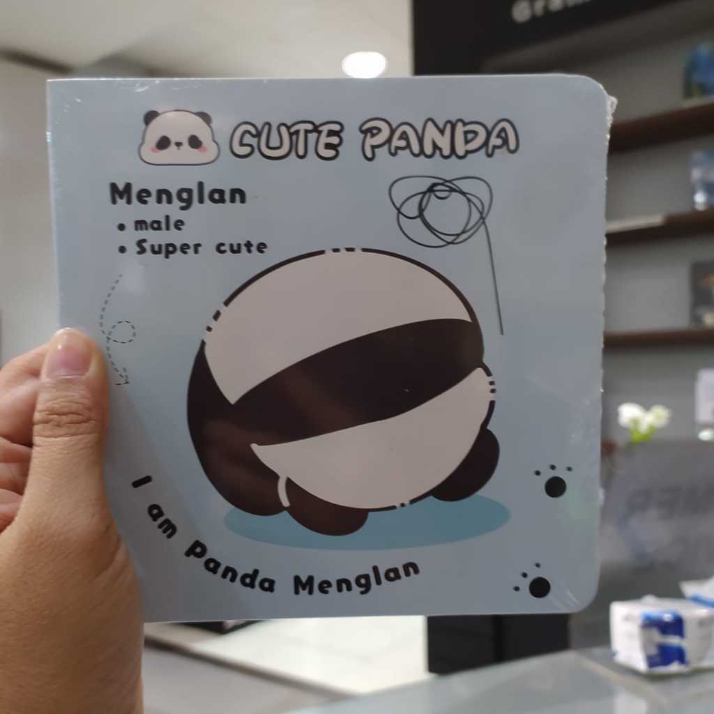 

GRAMEDIA KEDIRI - KAKO CUTE PANDA SQUARE NOTEBOOK BLUE