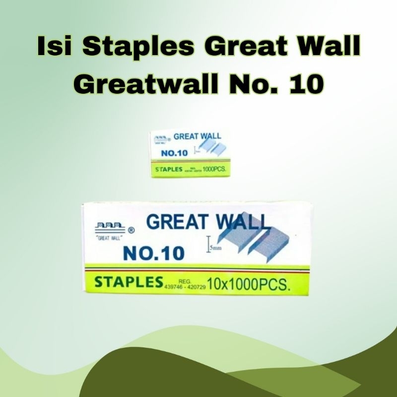 

Isi Staples Great Wall No.10