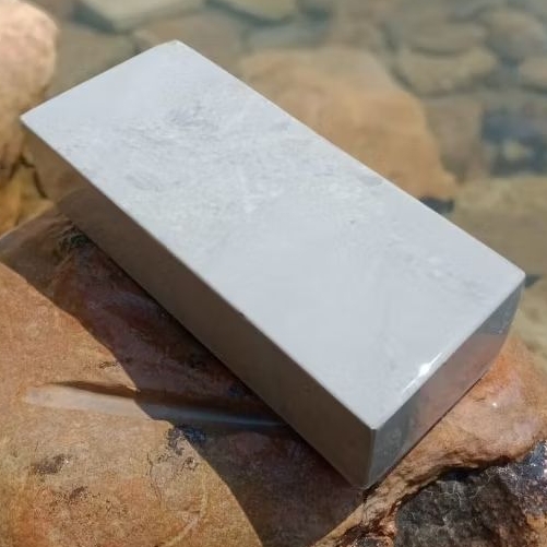 BATU ASAH ASLI ALAM SUPER HALUS GRIT 8000, PENGASAH GOLOK SEMBELIH UKURAN 20X8X5 ISI 1 BIJI