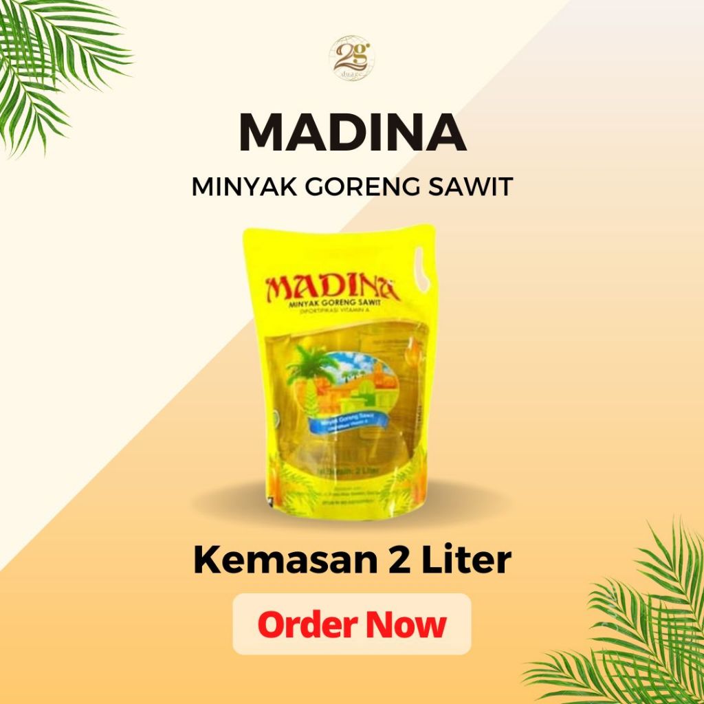 

MINYAK MADINA 2 LITER - Minyak Goreng Sawit