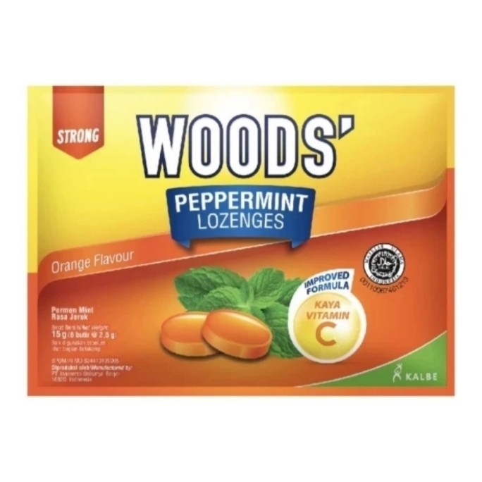 

Woods Lozenges Orange Vit C 6S