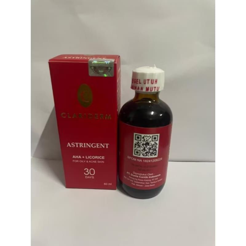 Toner clariderm asli bpom original